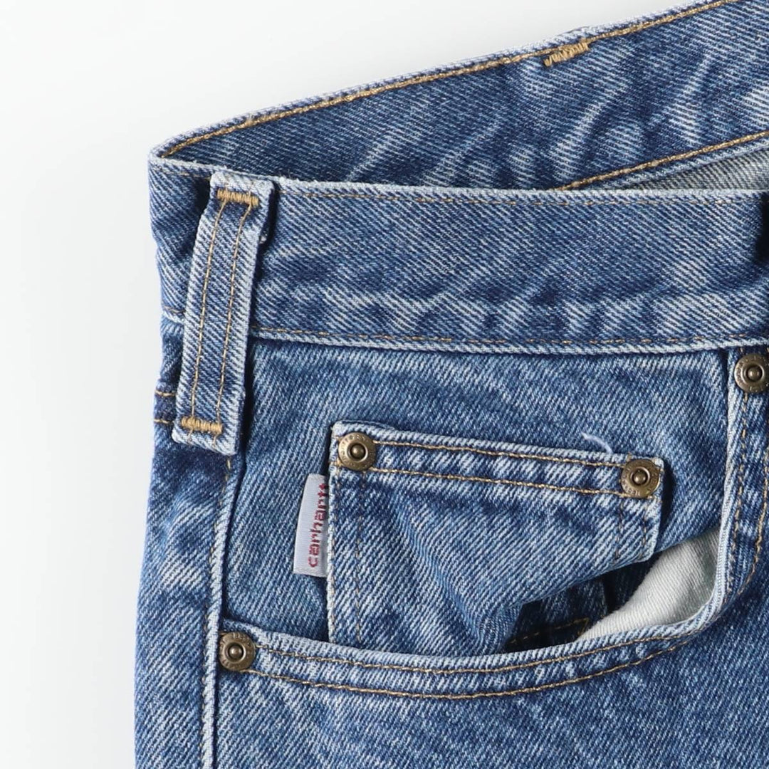 Carhartt Traditional Fit Straight Denim Pants, Men's, Size 37 cotton blue type Vintage Second Hand