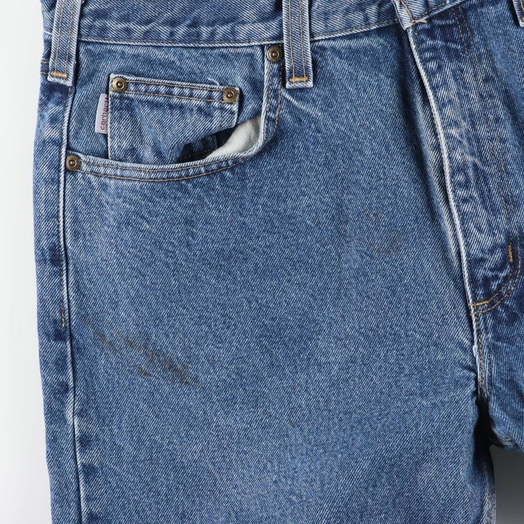 Carhartt Traditional Fit Straight Denim Pants, Men's, Size 37 cotton blue type Vintage Second Hand