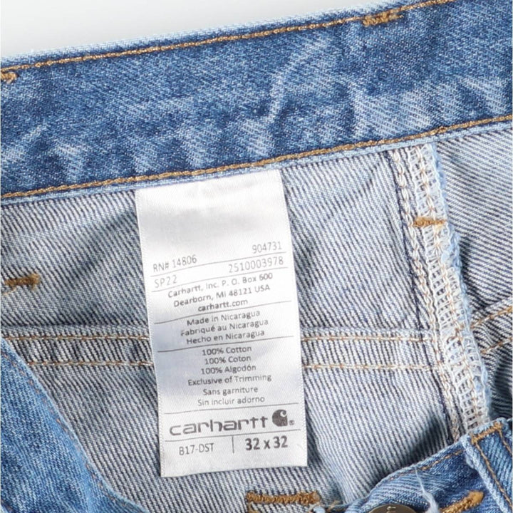 Carhartt Tapered Denim Pants for Men, W31 equivalent cotton blue type Vintage Second Hand