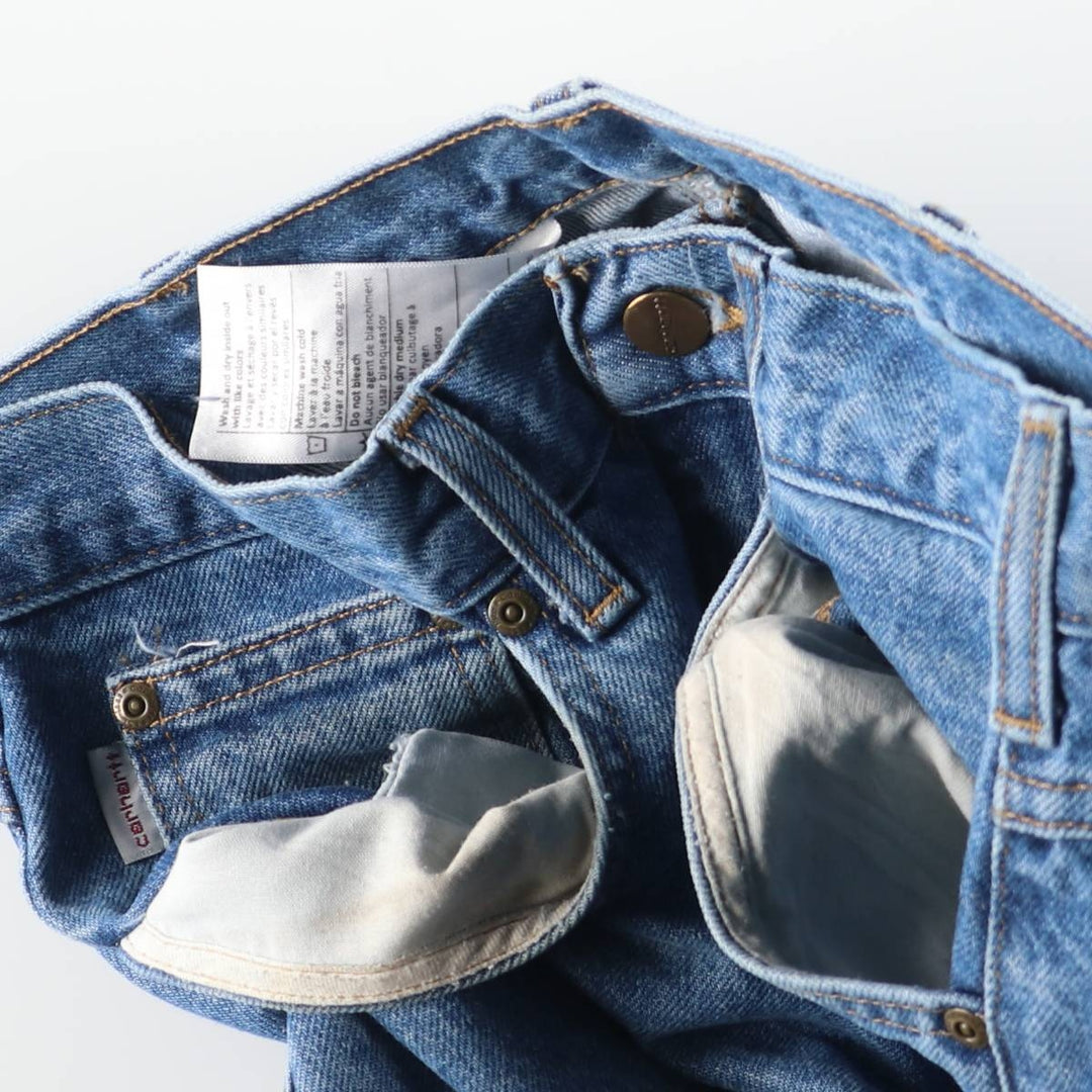 Carhartt Tapered Denim Pants for Men, W31 equivalent cotton blue type Vintage Second Hand