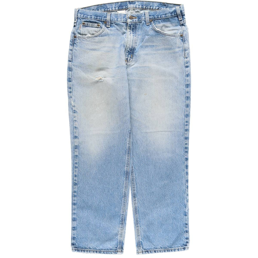 Carhartt Traditional FIT Tapered Denim Pants Men's W37 cotton blue type Vintage Second Hand