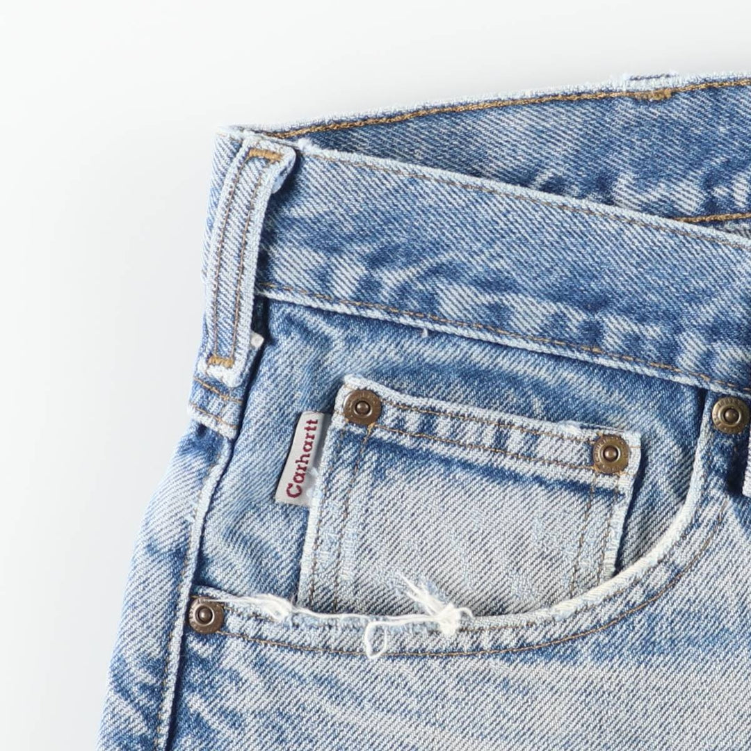 Carhartt Traditional FIT Tapered Denim Pants Men's W37 cotton blue type Vintage Second Hand