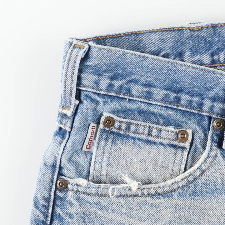 Carhartt Traditional FIT Tapered Denim Pants Men's W37 cotton blue type Vintage Second Hand