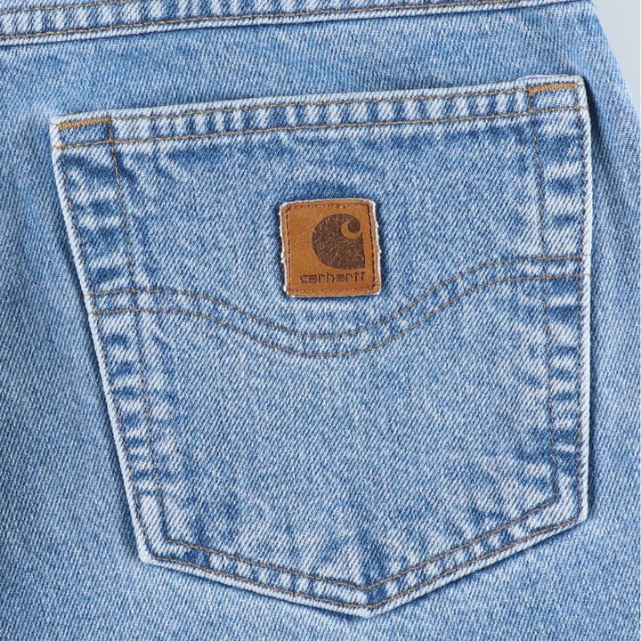 Carhartt Relaxed Fit Tapered Denim Pants for Men, W35 cotton blue type Vintage Second Hand