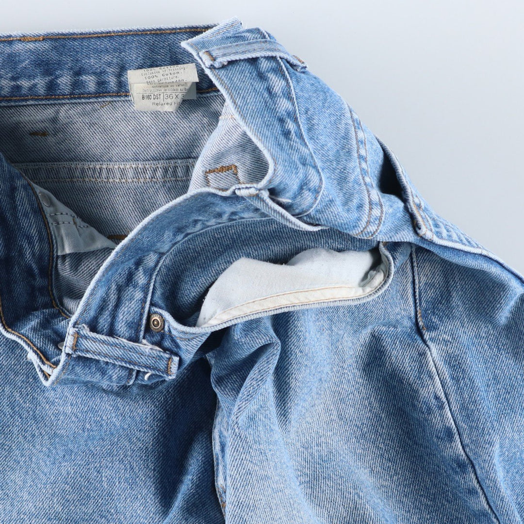 Carhartt Relaxed Fit Tapered Denim Pants for Men, W35 cotton blue type Vintage Second Hand