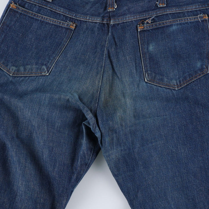 T and T Flare Cut Denim Pants Men's Size W37 unclear blue type Vintage Second Hand