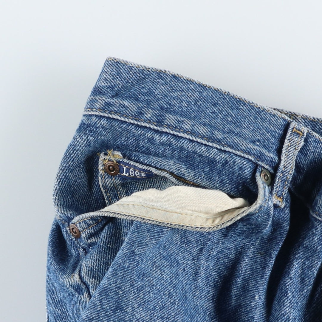 Lee Tapered Denim Pants, Made in USA, Men's, Size W31 cotton blue type Vintage Second Hand