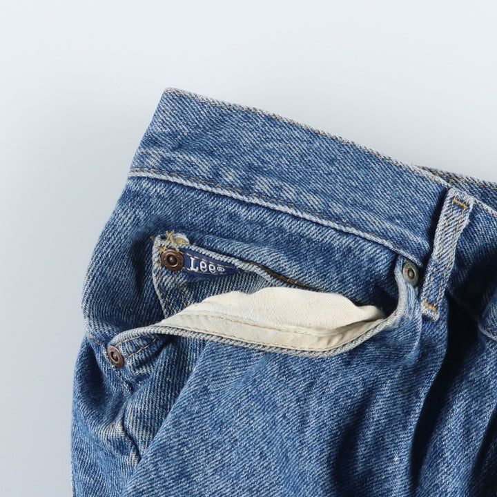 Lee Tapered Denim Pants, Made in USA, Men's, Size W31 cotton blue type Vintage Second Hand