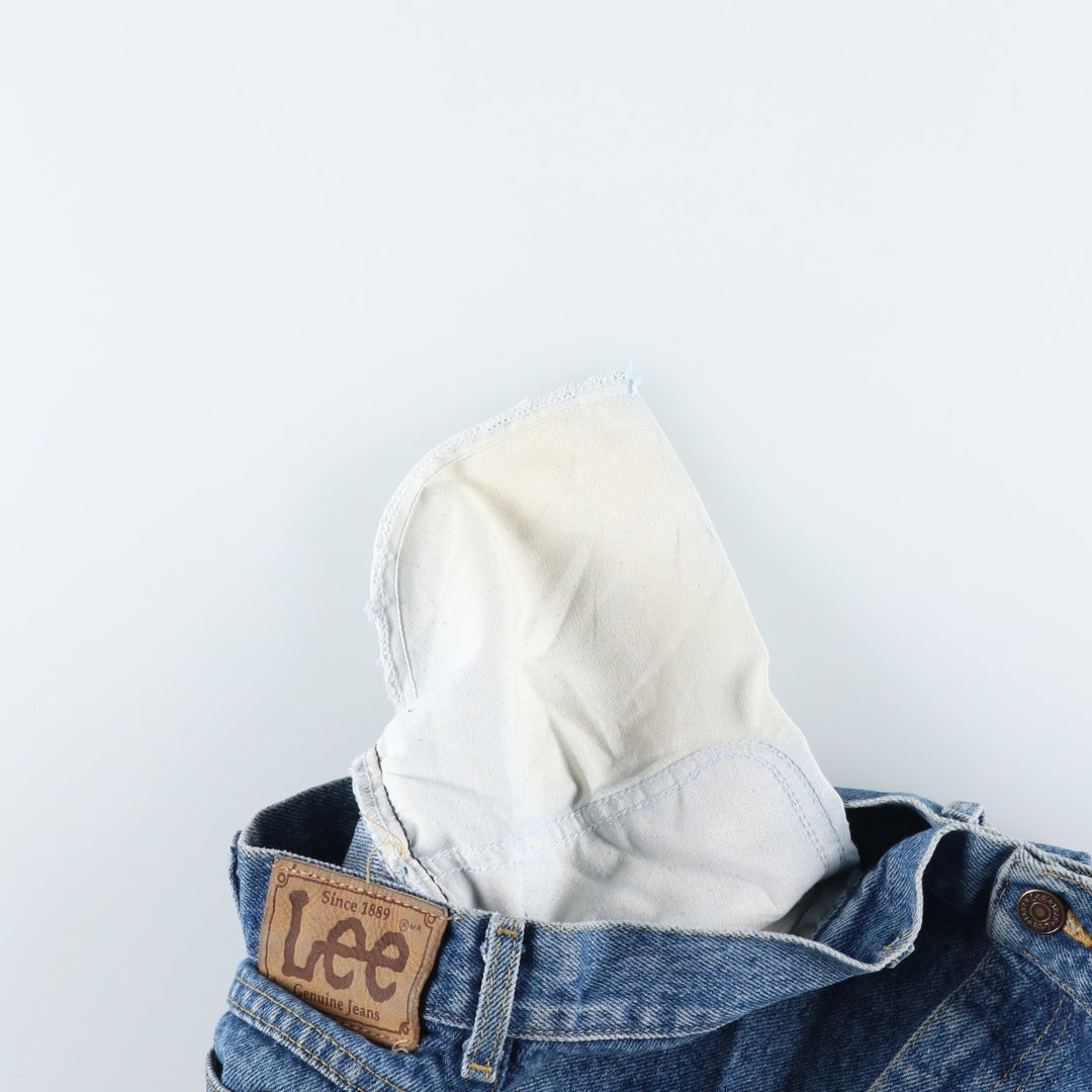 Lee Tapered Denim Pants, Made in USA, Men's, Size W31 cotton blue type Vintage Second Hand