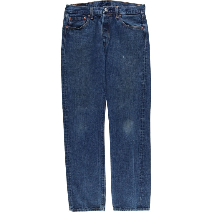 Levi's 501-0115 Straight Denim Pants, Men's, Size W32 cotton blue type Vintage Second Hand