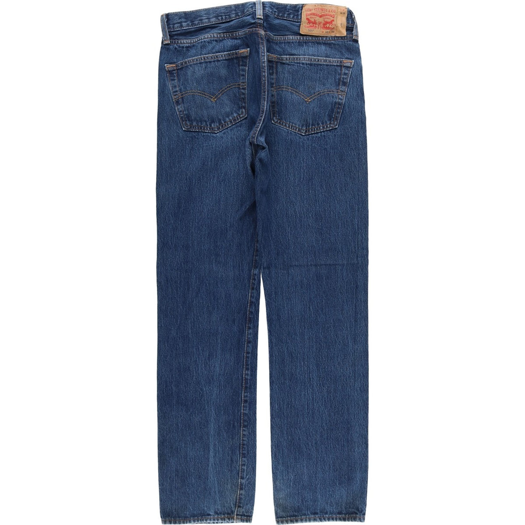 Levi's 501-0115 Straight Denim Pants, Men's, Size W32 cotton blue type Vintage Second Hand
