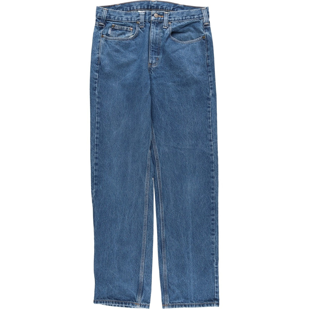 Carhartt Tapered Denim Pants for Men, W34 equivalent cotton blue type Vintage Second Hand