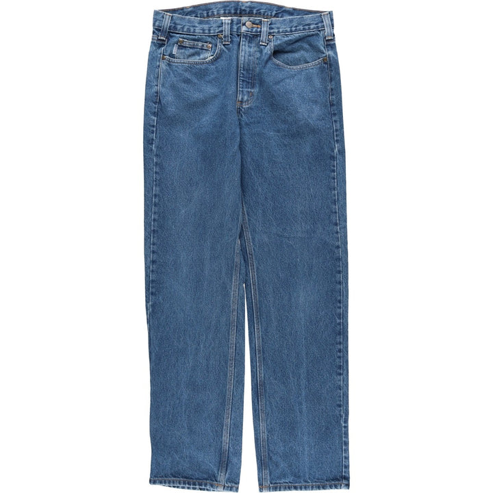 Carhartt Tapered Denim Pants for Men, W34 equivalent cotton blue type Vintage Second Hand