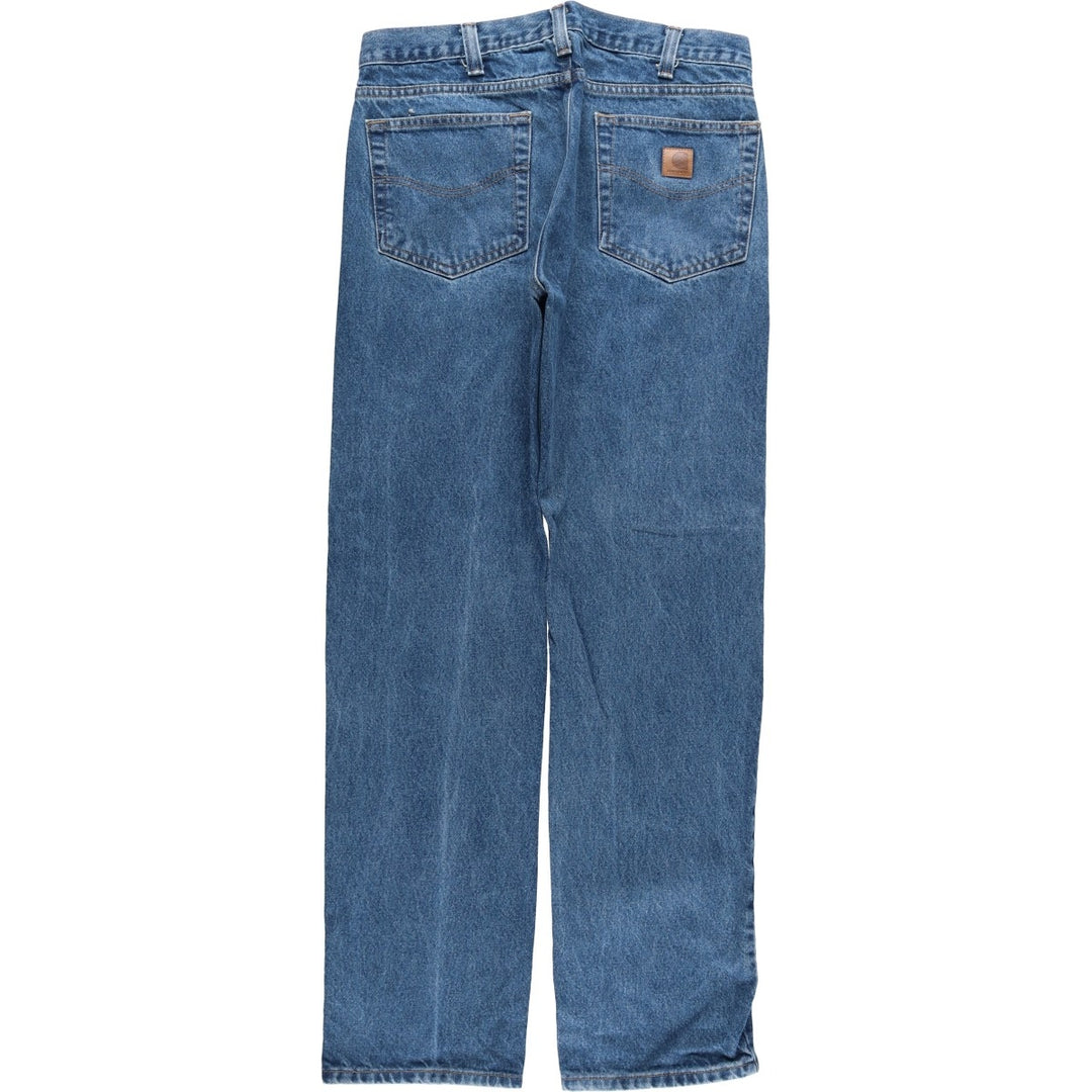 Carhartt Tapered Denim Pants for Men, W34 equivalent cotton blue type Vintage Second Hand