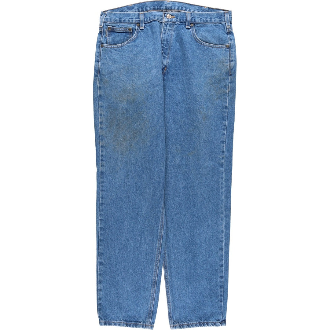 Carhartt Relaxed Fit Tapered Denim Pants for Men, W36 cotton blue type Vintage Second Hand