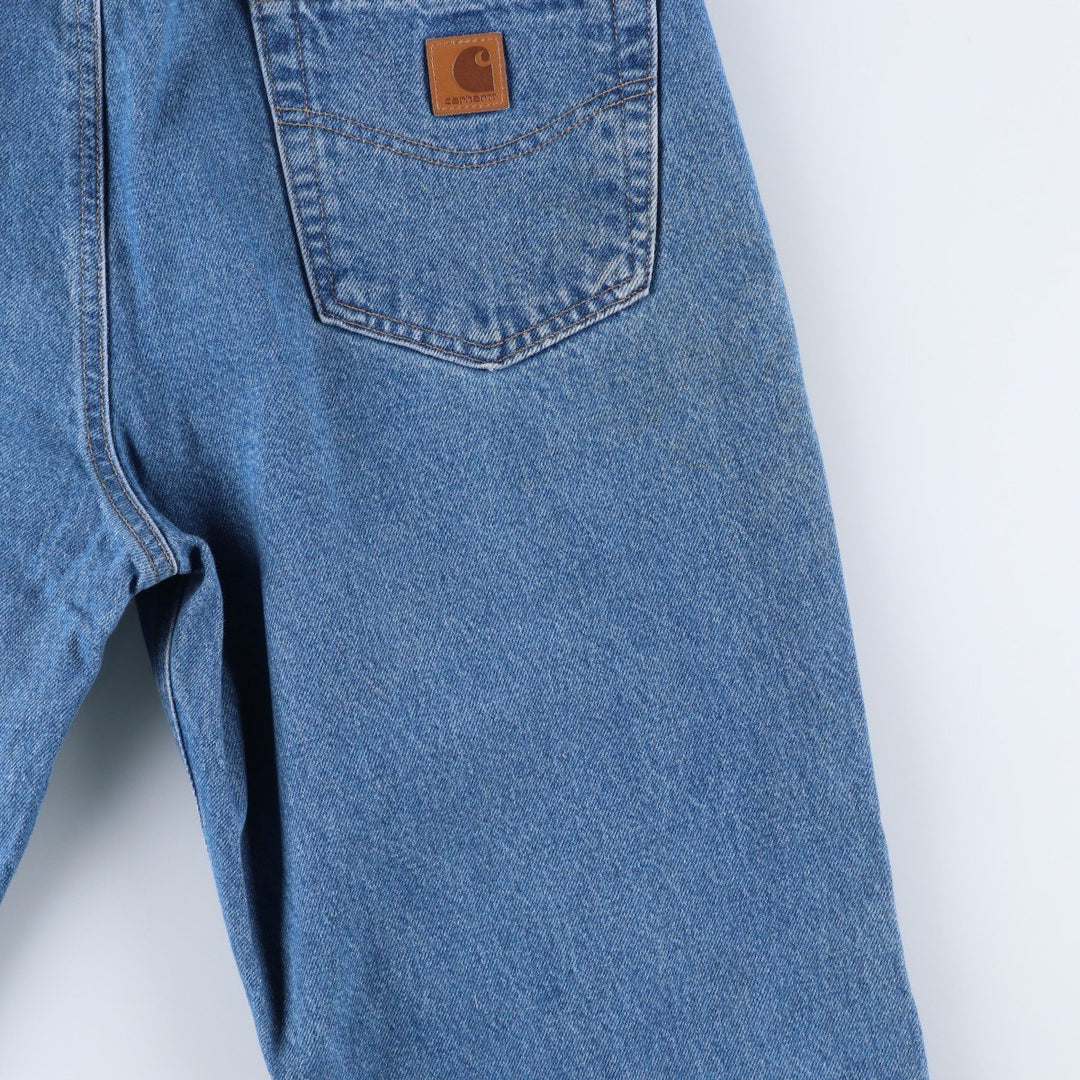 Carhartt Relaxed Fit Tapered Denim Pants for Men, W36 cotton blue type Vintage Second Hand
