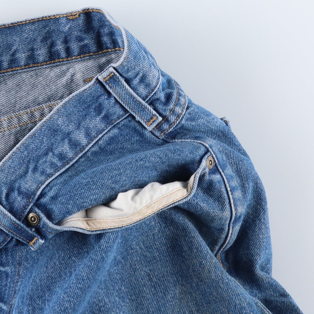 Carhartt Relaxed Fit Tapered Denim Pants for Men, W36 cotton blue type Vintage Second Hand