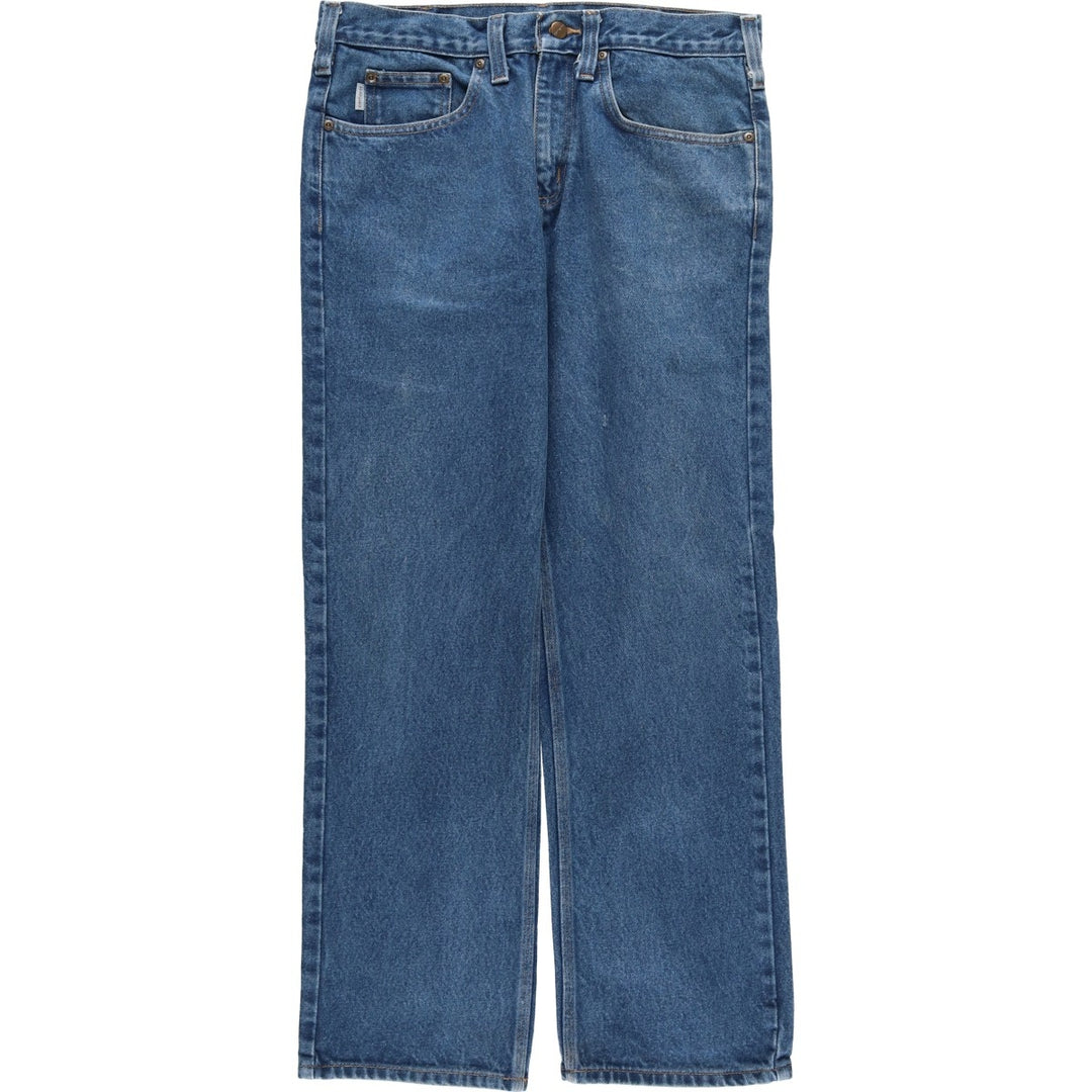 Carhartt Tapered Denim Pants for Men, W33 equivalent unclear blue type Vintage Second Hand