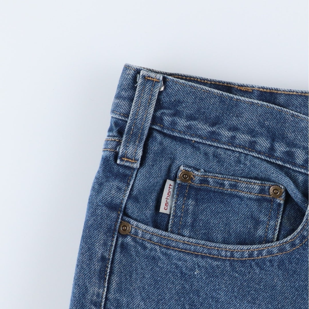 Carhartt Tapered Denim Pants for Men, W33 equivalent unclear blue type Vintage Second Hand