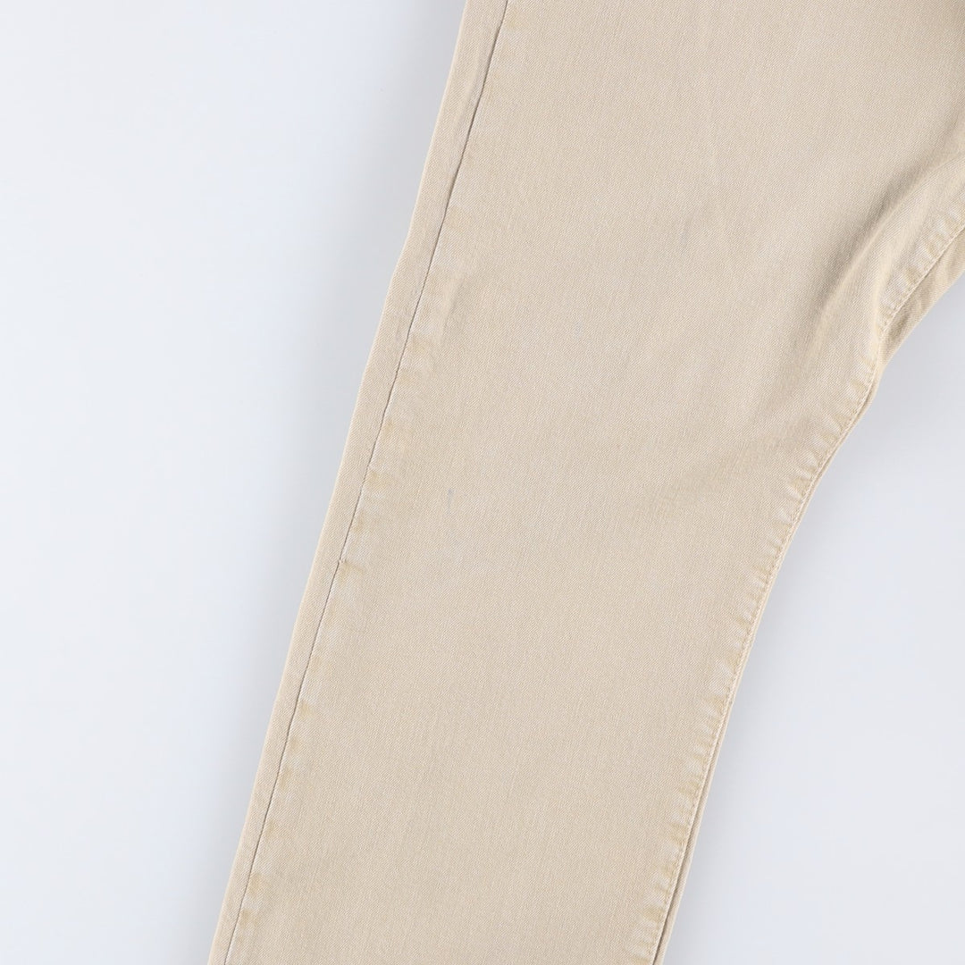 Ralph Lauren POLO RALPH LAUREN men's tapered denim pants, size W37 cotton Beige type Vintage Second Hand