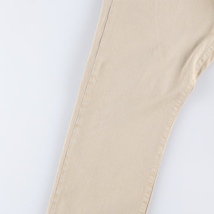 Ralph Lauren POLO RALPH LAUREN men's tapered denim pants, size W37 cotton Beige type Vintage Second Hand