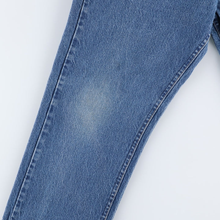 Vintage 80s-90'S LL Bean Tapered Denim Pants, Made in USA, Men's Size W34 (approx.) cotton blue type Vintage Second Hand