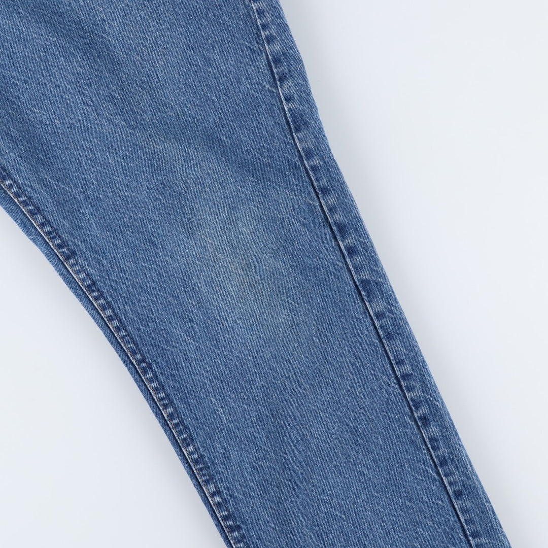 Vintage 80s-90'S LL Bean Tapered Denim Pants, Made in USA, Men's Size W34 (approx.) cotton blue type Vintage Second Hand