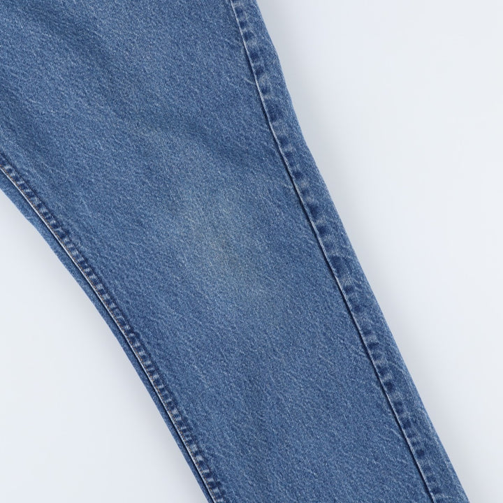 Vintage 80s-90'S LL Bean Tapered Denim Pants, Made in USA, Men's Size W34 (approx.) cotton blue type Vintage Second Hand