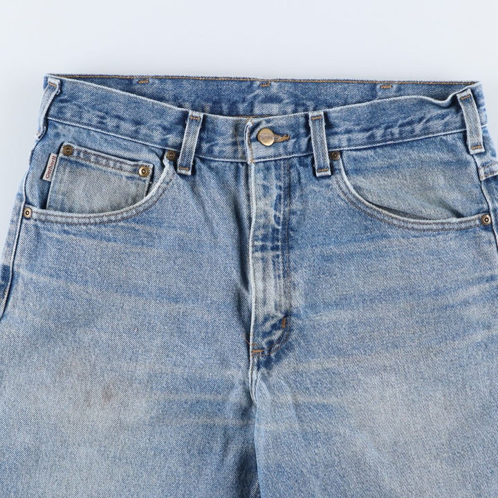 Carhartt Relaxed Fit Tapered Denim Pants for Men, W32 equivalent cotton blue type Vintage Second Hand