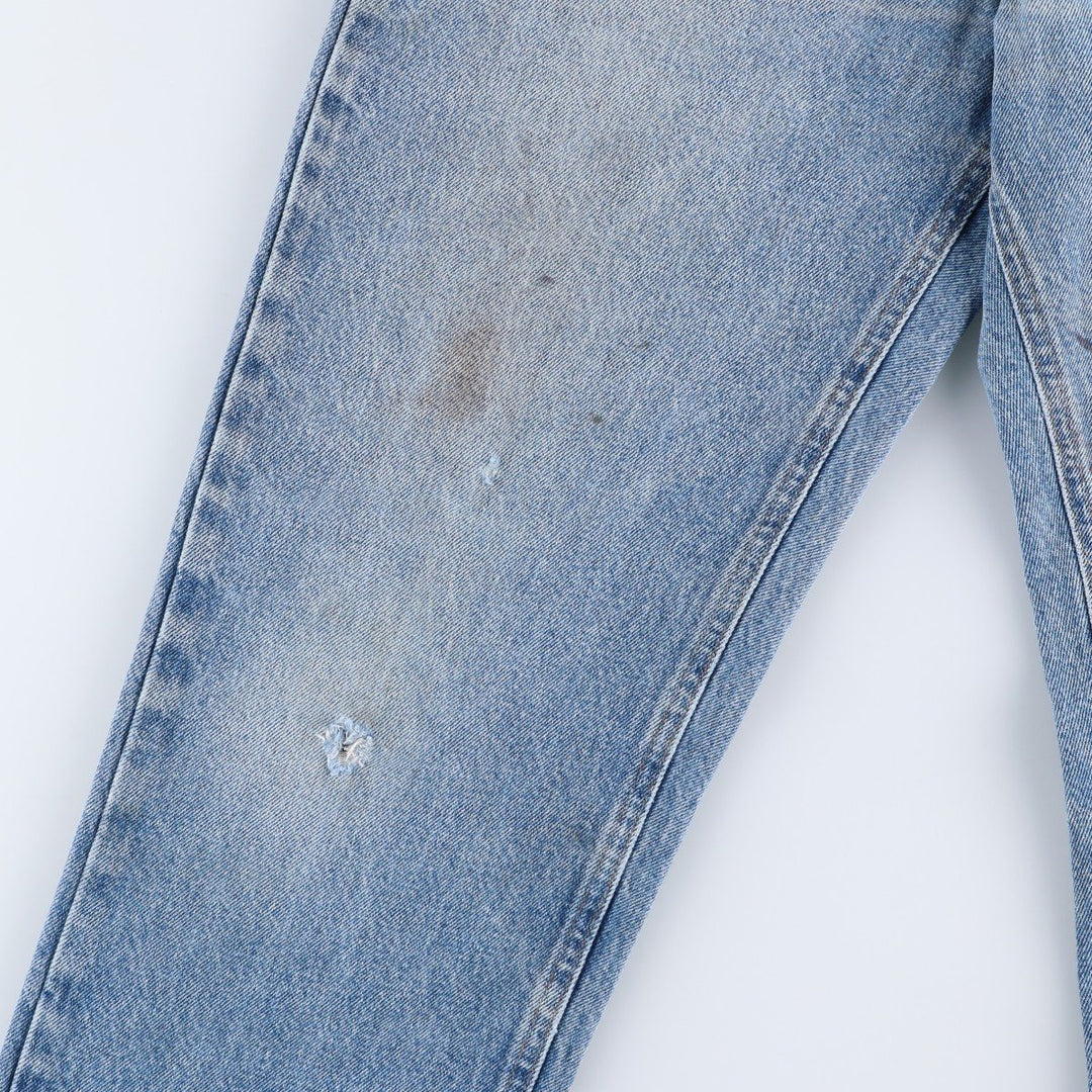 Carhartt Relaxed Fit Tapered Denim Pants for Men, W32 equivalent cotton blue type Vintage Second Hand