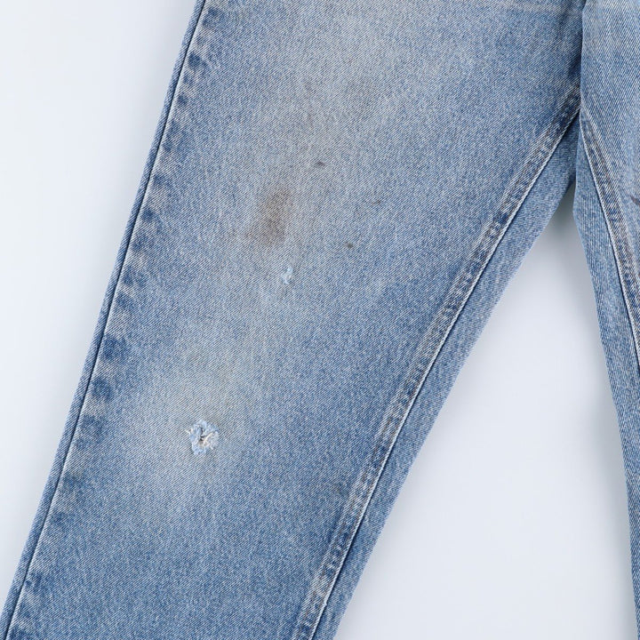 Carhartt Relaxed Fit Tapered Denim Pants for Men, W32 equivalent cotton blue type Vintage Second Hand