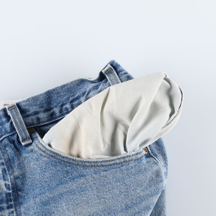 Carhartt Relaxed Fit Tapered Denim Pants for Men, W32 equivalent cotton blue type Vintage Second Hand