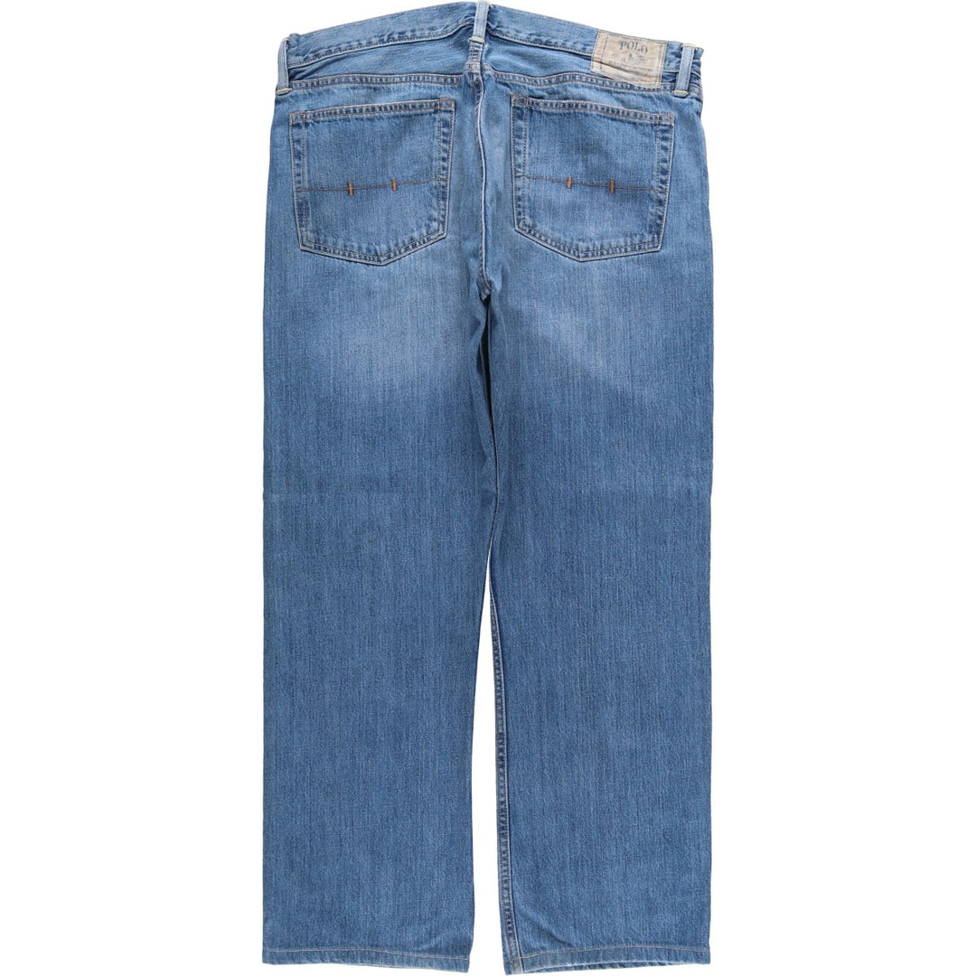 Ralph Lauren POLO RALPH LAUREN tapered denim pants for men, W38 equivalent cotton blue type Vintage Second Hand