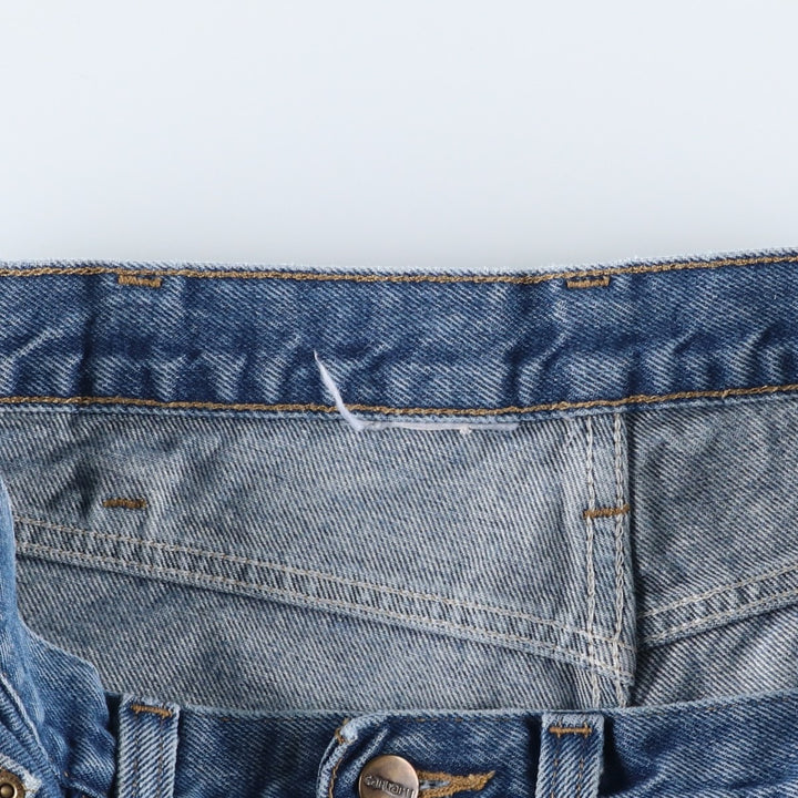 Carhartt Tapered Denim Pants for Men, W35 equivalent unclear blue type Vintage Second Hand