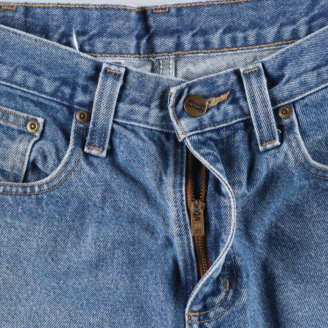 Carhartt Tapered Denim Pants for Men, W35 equivalent unclear blue type Vintage Second Hand