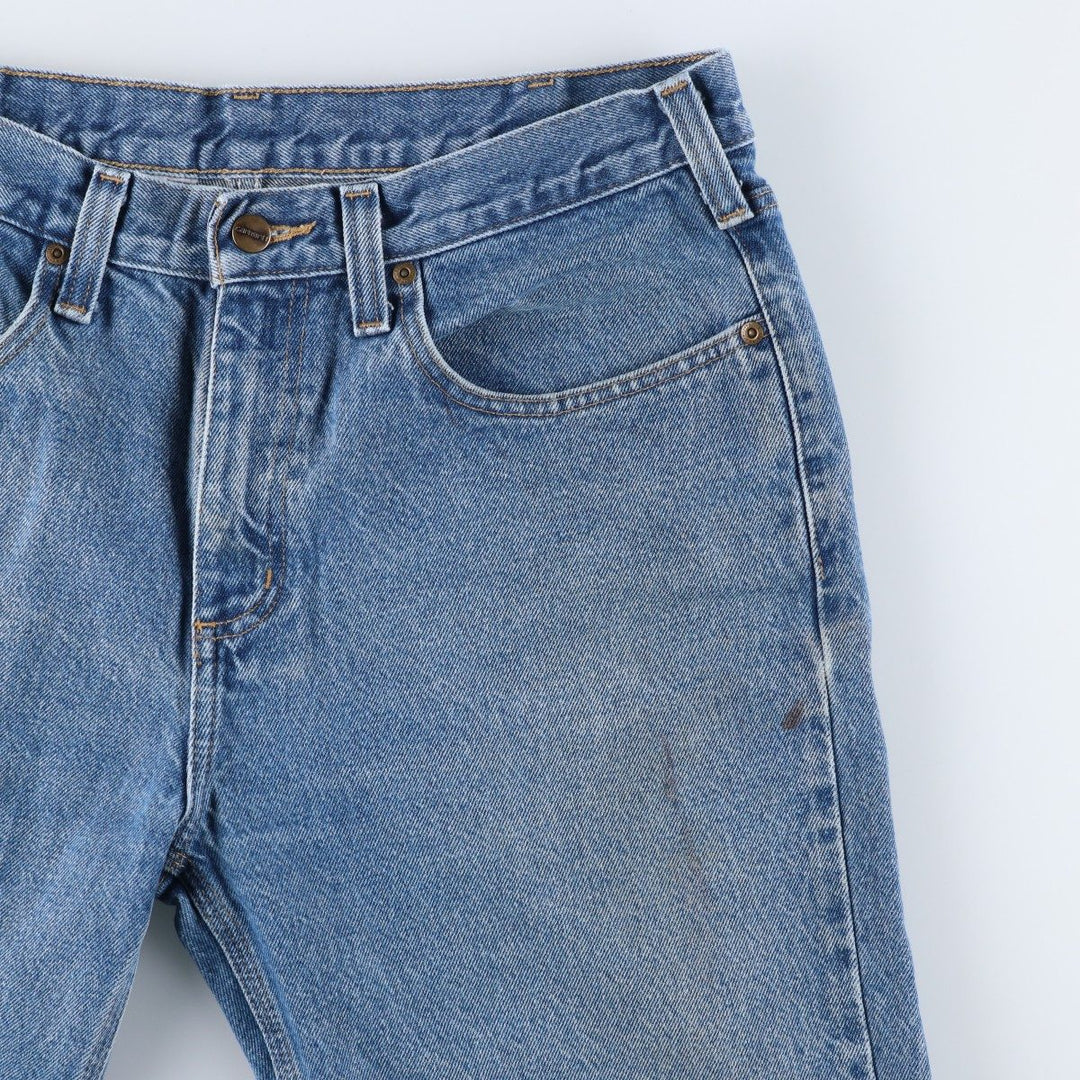 Carhartt Tapered Denim Pants for Men, W35 equivalent unclear blue type Vintage Second Hand