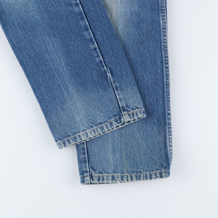 Vintage 1980'S Calvin Klein straight-leg denim pants, made in the USA, women's size L (w29). cotton blue type Vintage Second Hand