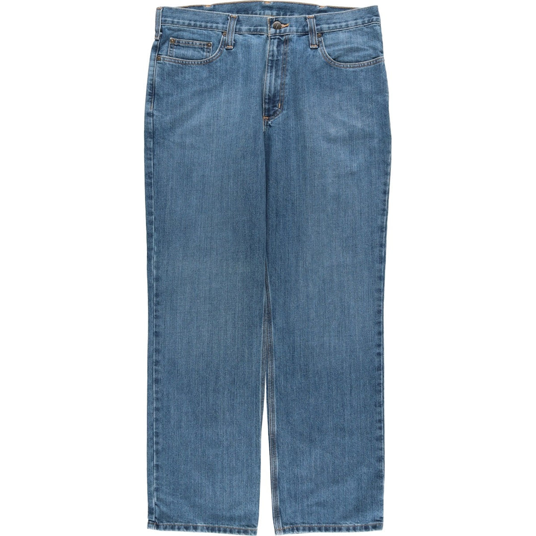 Carhartt Straight Denim Pants for Men, W37 cotton blue type Vintage Second Hand
