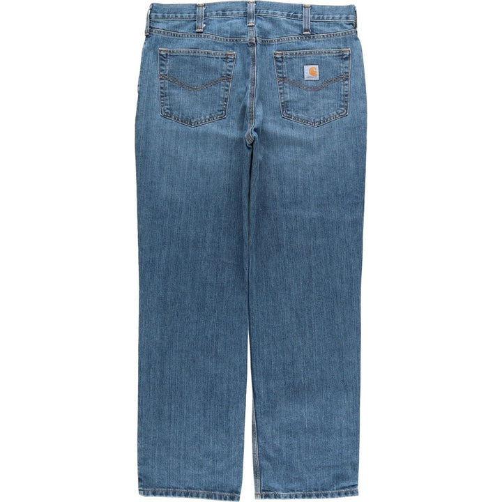 Carhartt Straight Denim Pants for Men, W37 cotton blue type Vintage Second Hand