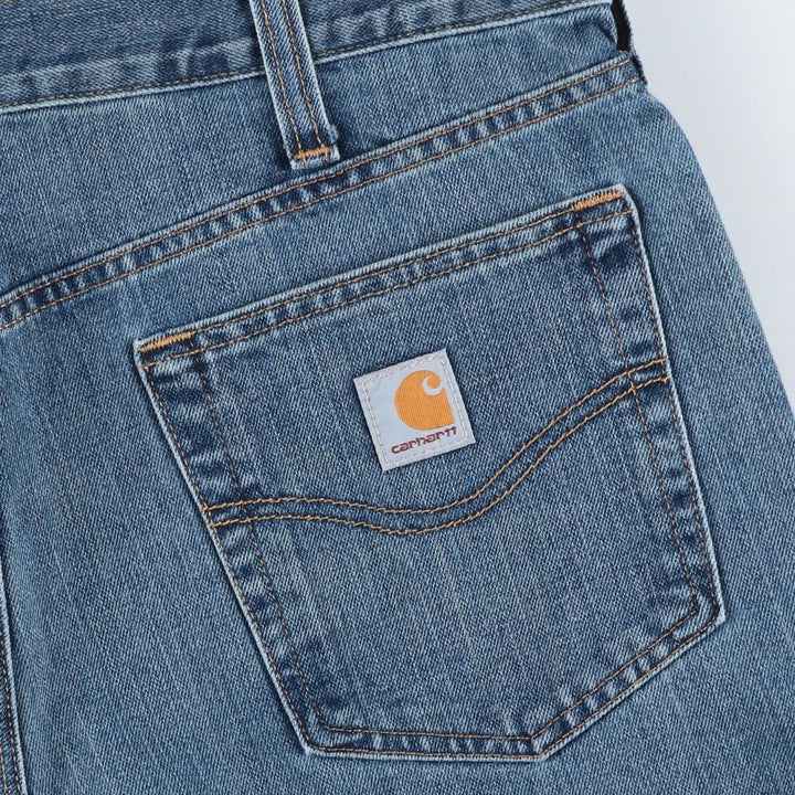 Carhartt Straight Denim Pants for Men, W37 cotton blue type Vintage Second Hand