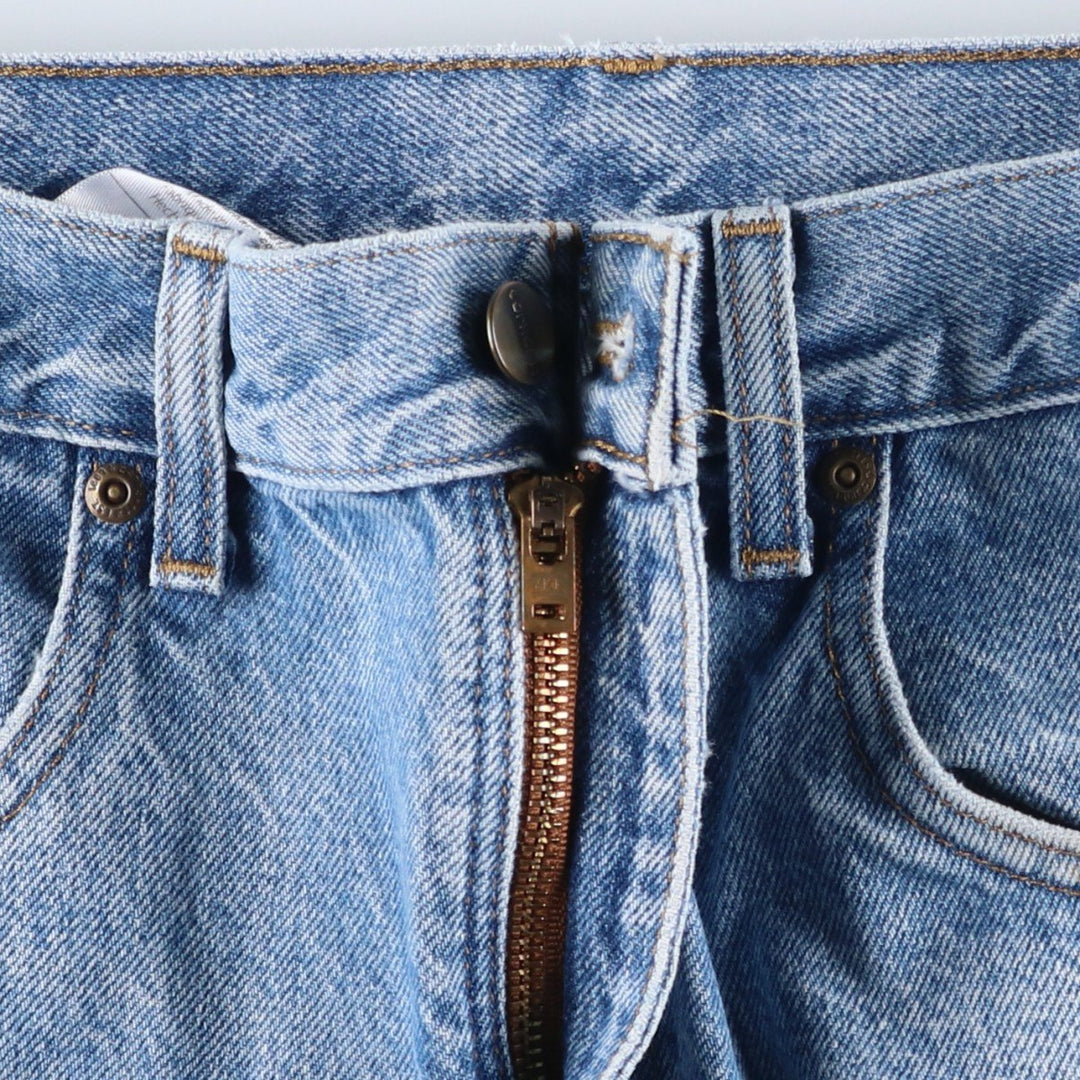 Carhartt Relaxed Fit Tapered Denim Pants for Men, W34 equivalent cotton blue type Vintage Second Hand