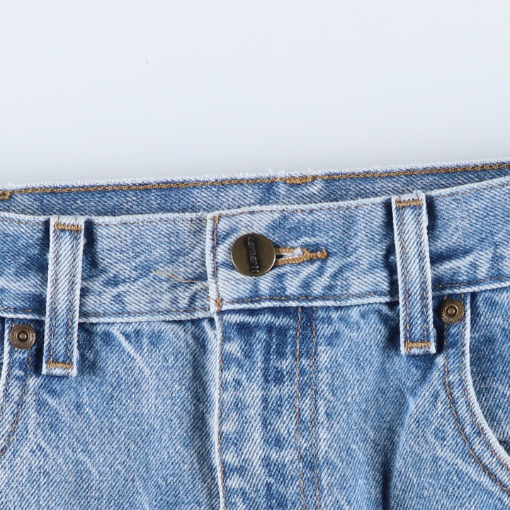 Carhartt Relaxed Fit Tapered Denim Pants for Men, W34 equivalent cotton blue type Vintage Second Hand