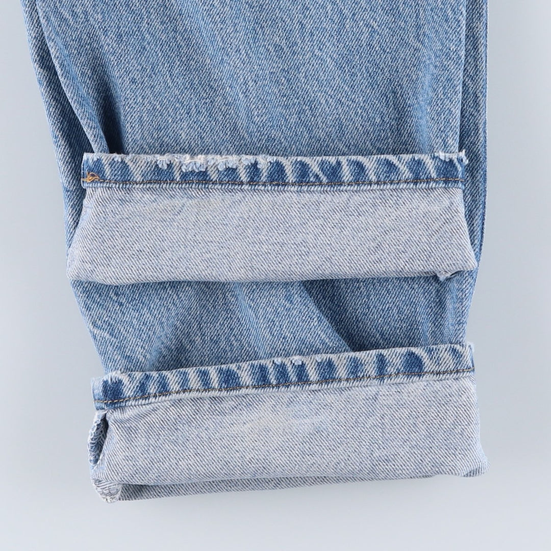 Carhartt Relaxed Fit Tapered Denim Pants for Men, W34 equivalent cotton blue type Vintage Second Hand