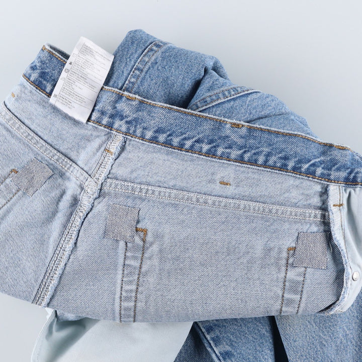 Carhartt Relaxed Fit Tapered Denim Pants for Men, W34 equivalent cotton blue type Vintage Second Hand