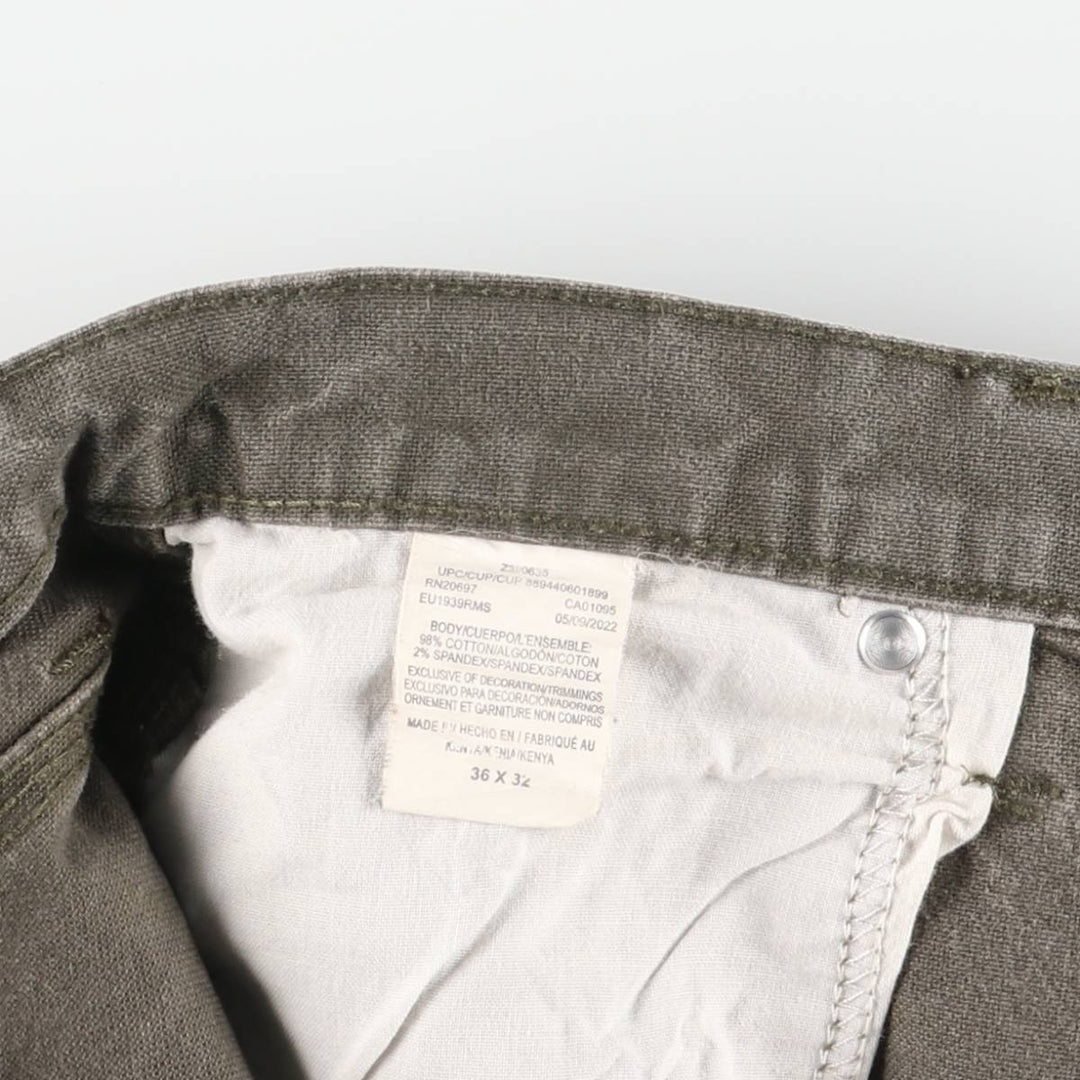 Dickies Duck Painter Pants Men's W36 cotton Khaki type sage green Vintage Second Hand