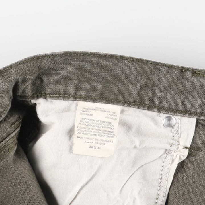 Dickies Duck Painter Pants Men's W36 cotton Khaki type sage green Vintage Second Hand