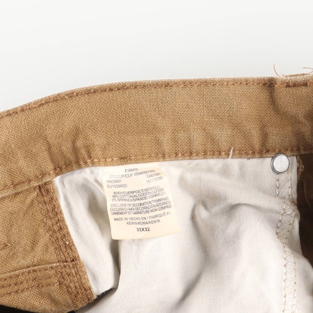 Dickies Duck Painter Pants Men's W35 equivalent cotton brown type Vintage Second Hand