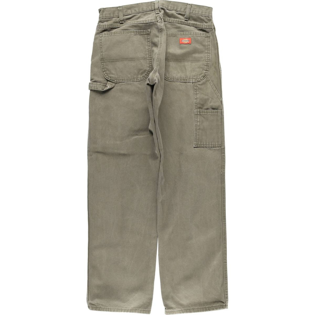 Dickies Painted Duck Painter Pants for Men, W34 equivalent unclear Khaki type sage green Vintage Second Hand