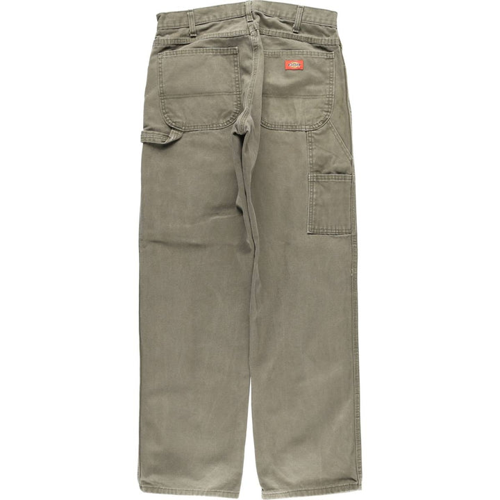 Dickies Painted Duck Painter Pants for Men, W34 equivalent unclear Khaki type sage green Vintage Second Hand