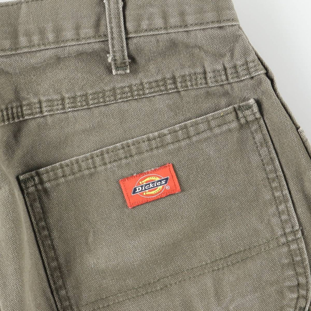 Dickies Painted Duck Painter Pants for Men, W34 equivalent unclear Khaki type sage green Vintage Second Hand